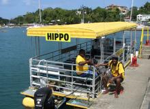 Hippo water ferry — St. Lucia. Photo by Mary Taylor